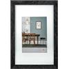 walther design grigio scuro 60 x 80 cm con passe-partout, cornice in legno Fiorito EF080D