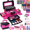 EVACOK Set di Trucchi per Bambini e Bambine - 57 Pezzi, Set da Trucco per Bambini per Ragazze, per Halloween, Natale, Compleanno per Ragazze 4, 5, 6, 7, 8, 9, 10-12 anni