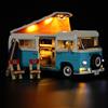 GEAMENT Set di Luci LED Compatibile Con LEGO T2 Camper Van - Kit Di Illuminazione per Creator 10279 (Modello di mattoncini non incluso)