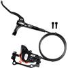 CNCLOL Freno idraulico per bicicletta, set di freni idraulici, freno a disco idraulico anteriore destro 800 mm, posteriore sinistro 1450 mm, freni a disco idraulici per MTB/BMX/bici da strada/mountain