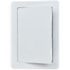 Arctic Hayes ARCAPS100 Pannello 100 mm x 150 mm, Accesso rapido Tubi o Fili Attraverso pareti o soffitti, Realizzato in ABS Raggi UV, Resistente e Leggero, Facile da Montare, Bianco, 100 x 150 mm