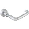 Dorma Glas Maniglia per porte in vetro, maniglia rotonda, con perno intercambiabile, in alluminio anodizzato argento
