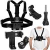 Fulushouxi Supporto per Cinturino Pettorale per Cellulare, Cinturino Cintura Petto Imbracatura Supporto Gancio per Petto, Compatibile con GoPro Hero 7/6/5/4/3, Action Camera, Fotocamera
