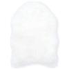 Teppich Wölkchen Tappeto in Pelle D'agnello, Imitazione Della Pelliccia - Soggiorno Camera Da Letto - Tappeto Da Letto Lavabile, Cuscino Di Seduta, Pelliccia Per Sedia, Divano - Bianco - 55x80 cm