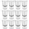 Wellgro Bicchieri da liquore 3,4 cl - 4,5 x 7 cm (diametro x altezza) - vetro trasparente - bicchieri shot - stabili - Made in Italy Quantità: 12 pezzi