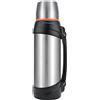 Thermos per Viaggi 1,5 L, Doppia Parete in Acciaio Inox, Thermos con 2  Bicchieri, Senza