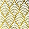 JOLIHOME Carta da Parati Minimalista Moderna Adesivo da Parete Autoadesivo Impermeabile con Motivo Geometrico a Strisce Dorate per Bagno Soggiorno Camera da Letto Cucina 44,5x500cm