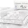 Tex family TOPPER per Materasso in PIUMINO Oca TEX TIROL © DOLOMITI 50% Piumino Oca / 50% Piuma Oca - Singolo cm. 80x190