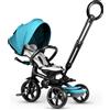 REAL BABY QP10002 TRICICLO PRIME AZZURRO 6+ IN 1