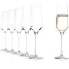 Stölzle Lausitz Bicchieri Spumante Experience 6pz, 190ml - Eleganti calici in cristallo per champagne, spumante e prosecco, resistenti e lavabili in lavastoviglie - Made in Germany