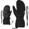 Ziener Lanic - Muffolo da Sci per Bambini, Impermeabile, Traspirante, Nero, 6,5