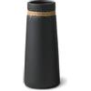 flature Vaso in Ceramica per Fiori stile Moderno Boho Deco, Vaso Grande Alto 21 cm in Nero, Decorazione per la casa Opaca anche per Fiori Secchi, adatto a Ufficio e Tavolo da Pranzo (taglia M)