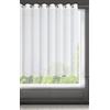 Eurofirany Lucy Voile, Tenda Trasparente con Occhielli-1 unità, Camera da Letto, Soggiorno, Cucina, Poliestere, Bianco, 300x160cm