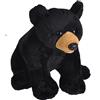 Wild Republic orso nero peluche, Wild Calls pupazzo gonfiabile con suono originale, peluche, 20 cm