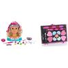 Theo Klein 5398 Princess Coralie testa per truccare e fare acconciature "Mariella" | Con make-up e accessori per capelli & 5549 Set di cosmetici Princess Coralie I Include ombretto