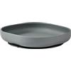 BÉABA, Piatto Ventosa per Bambini, 100% silicone, materiale morbido e molto resistente, Attacca tavolo/seggiolone, Linguetta per sollevare il piatto, Compatibile microonde, Minerale