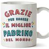 Tazza mug 11 oz Zia vuoi essere la mia madrina? PERSONALIZZATA CON IL NOME,  madrina di battesimo!