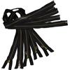 Aerzetix - C61403 - Set di 5 Cerniere separabili 80cm in Metallo con tiretto Decorativo - Cerniera Lampo - Colore: Nero - cursore pelletteria Cucito Gonna Gonna Vestiti Pantaloni merceria