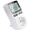 KETOTEK Misuratore Consumo Elettrico, Contatore Energia Elettrica 11 Modalità di Monitoraggio 3680W, Misuratore di Potenza Spina, Wattmetro 16A con Protezione da Sovraccarico