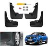 GAFAT Peugeot 2008 e-2008 GT Line 2020-2024 2025 Parafanghi Anteriore e Posteriore, Peugeot 2008 2023 Paraspruzzi Auto Non Necessita di Foratura, Plastica ABS, Peugeot 2008 Accessori (4 Pezzi)