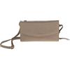 Kate Lee Blanc avec intérieur Portefeuille sac à Bandoulière En Cuir, NLIYANE White Interno Portafoglio Porta Carte Borsa a Tracolla Due Spallacci in Pelle e Catena Donna, Bianco Perle, Petit