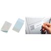 Durable 837919 Pocketfix, Tasca Adesiva, Apertura Lato Corto, No Cartoncino Inserto, 100 Pezzi, 94 x 63 mm, Trasparente & 802119, Pocketfix, Tasca Adesiva, Apertura Lato Corto, Inserti Inclusi