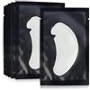 Lunamoon Cerotti per Estensioni Ciglia Eyelash Pads Occhio Patch Extension Ciglia Pads Occhi da Ciglia Finte Eye Gel Patches for Eyelash Extension 100 Paio (V-pads Black)