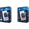 Electrolux E201S Sacchetti per aspirapolvere, Stirene bianco ad alto impatto, 4 pezzi & Sacchetti per Aspirapolvere Electrolux, AEG, Philips,Tornado, Volta
