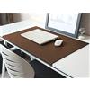 Hengz Durable - Sottomano da scrivania multifunzione, 60 x 40 cm, per ufficio, con protezione dei bordi, in pelle PU, lavabile, impermeabile
