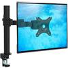 Ergosolid Supporto per schermi LCD, LED 10-30 Pollici (Diagonale 25-76 cm) con VESA Max 100 x 100 mm, Fino a 10 kg, Nero