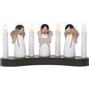 EGLO Angel Choir Decorazione da appoggiare, Marrone, Bianco, 310x80x150 mm