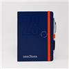 Smemoranda - AGENDA Giornaliera 12 Mesi, Gennaio - Dicembre 2023 - Copertina Morbida, Fogli a Quadretti - Formato Large 12,9x18,7 cm - Penna Inclusa - Colore Blu