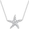 Elli - Collana da donna con ciondolo a forma di stella marina, argento 925, cristalli bianchi con taglio a brillante - 0103652614_40