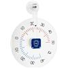 TFA Dostmann Thermo Disc - Termometro analogico per finestra, facile da leggere, montaggio facile e veloce grazie alla ventosa, resistente alle intemperie, 153 x 28 x 195 mm (lunghezza x larghezza x altezza)