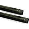 S&M Tubo in colore nero vetrificato a 900°C - Ø100 mm - 1 metro - per condotti di stufe e camini