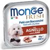 Monge Fresh Patè con Bocconcini Con Agnello gr 100. Cibo Umido Per Cani