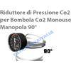 Riduttore di pressione bombola co2 600 gr usa e getta