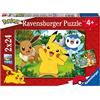 Ravensburger - Puzzle Pokémon, Collezione 2 in a Box, Idea Regalo per Bambini 4+ Anni, Gioco Educativo e Stimolante, 2 Puzzle da 24 Pezzi