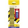 Staedtler matite Noris, confezione da 5 matite alta qualità di gradazione HB, con una gomma per cancellare Mars Plastic in omaggio, 120 A SBKD