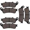 Yerbay Pastiglie Freni Anteriore/Posteriore Kit per Honda XL 1000 V Varadero (No ABS) 1999-2006 / VTX1800 All Models 2002-2013 / GL1800 Goldwing All Models 2001-2016/ CBR1100XX Blackbird 1997-2003