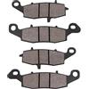 Yerbay Pastiglie Freni Anteriore/Posteriore Kit per Kawasaki VN900 Vulcan Classic (LT) 2006-2014/ Custom 2007-2014
