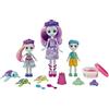 Enchantimals - Ocean Kingdom Playset della Famiglia con Bambola Tinsley la Tartaruga, Fratellino, Sorellina, 3 Tartarughe Marine e Accessori, Giocattolo per Bambini 3+ Anni, HCF95