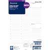 Letts of London Filofax Deskfax Settimanale su 2 Pagine 2023 Agenda con Appuntamenti