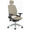 Steelcase Sedia da ufficio ergonomica Steelcase Leap con supporto lombare LiveBack, schienale flessibile, poggiatesta regolabile Truffle; Prodotto in Europa