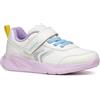 Geox J SPRINTYE Girl B, Scarpe da Ginnastica, White/Lilac, 29 EU