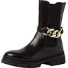 Tamaris Donna 1-1-25983-29, Stivali alla Moda, Colore: Nero e Oro, 38 EU