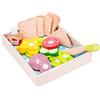 New Classic Toys Cutting Meal-Lunch-Picnic-Box 18 Pieces, Multicolore, Set, 10591