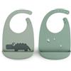 done bydeer Set 2 Bavaglini Done By Deer In Silicone Croco Verde