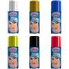 Palucart 6 bombolette spray colore capelli temporaneo colori assortiti colora i tuoi capelli per feste party bambini e ragazzi lacca colorata
