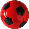 CUCUBA Pallone Da Calcio Da Allenamento o Partita Misura 5 Rosso e Nero